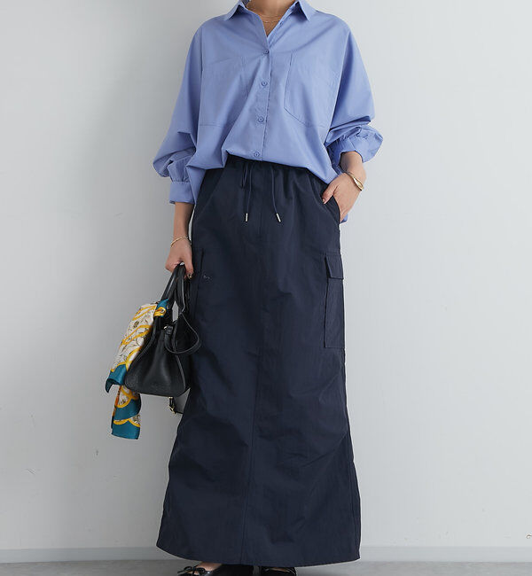  「撥水加工カーゴスカート」|スカート|