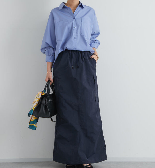  「撥水加工カーゴスカート」|スカート|