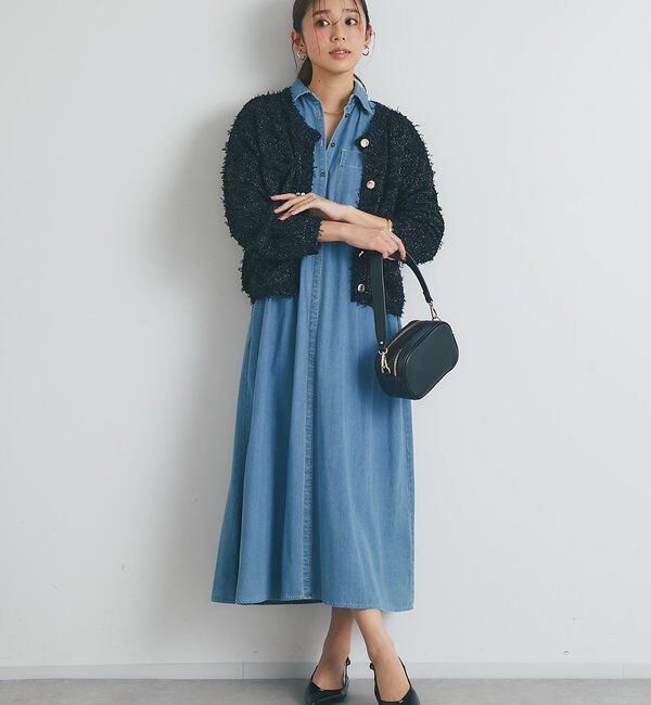  「《着るだけで大人カジュアル》デニムシャツワンピース」|その他|