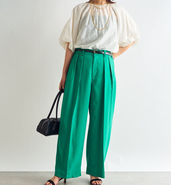  「《一枚でサマになる》バルーンスリーブブラウス」|シャツ・ブラウス|