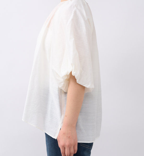  「《一枚でサマになる》バルーンスリーブブラウス」|シャツ・ブラウス|