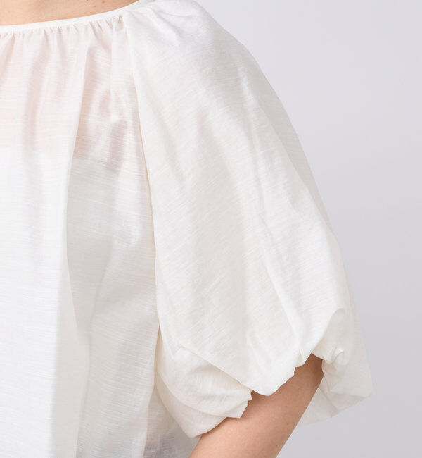  「《一枚でサマになる》バルーンスリーブブラウス」|シャツ・ブラウス|