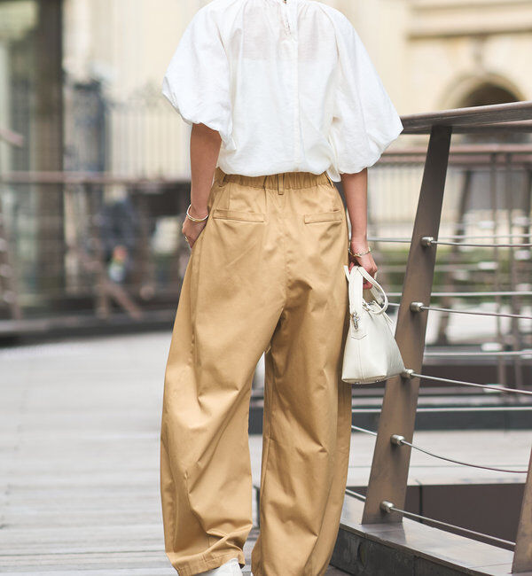  「《一枚でサマになる》バルーンスリーブブラウス」|シャツ・ブラウス|