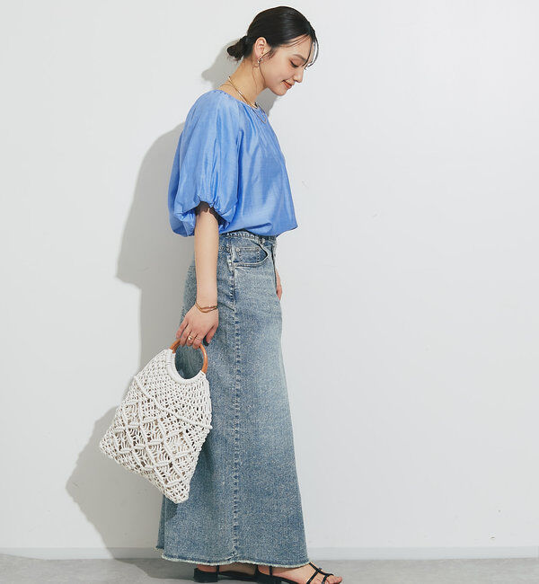  「《一枚でサマになる》バルーンスリーブブラウス」|シャツ・ブラウス|