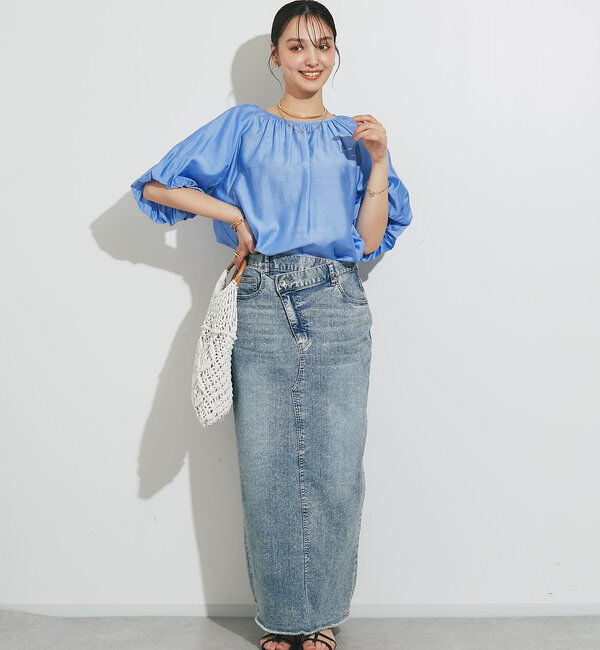  「《一枚でサマになる》バルーンスリーブブラウス」|シャツ・ブラウス|