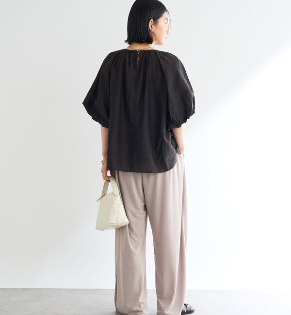  「《一枚でサマになる》バルーンスリーブブラウス」|シャツ・ブラウス|
