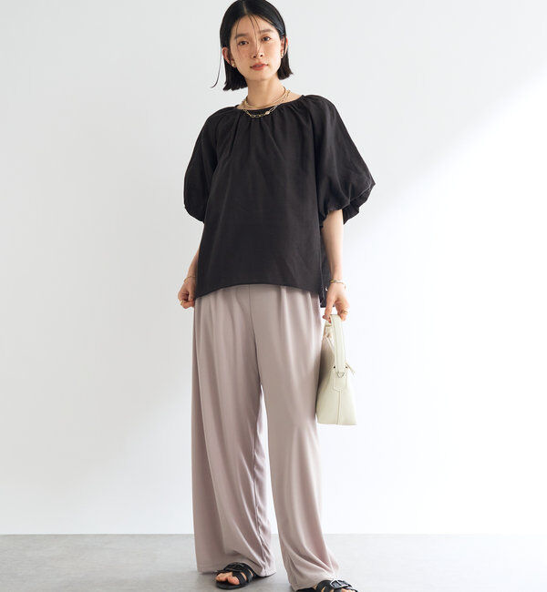  「《一枚でサマになる》バルーンスリーブブラウス」|シャツ・ブラウス|