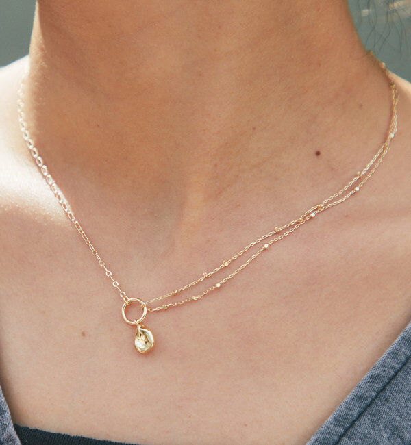  「【GOLDY(ゴールディ)】ドロップトップネックレス」|ブローチ・コサージュ|