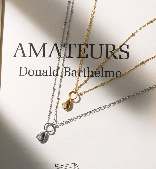  「【GOLDY(ゴールディ)】ドロップトップネックレス」|ブローチ・コサージュ|シルバー