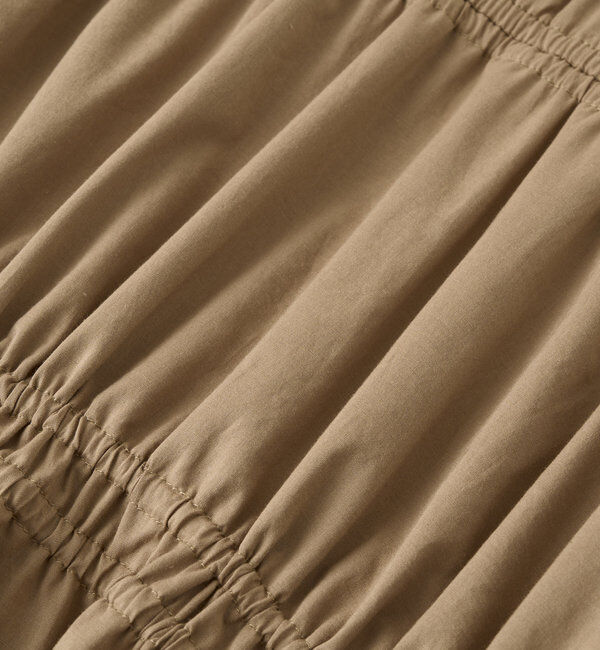  「《着るだけで様になる》シャーリングワンピース」|その他|