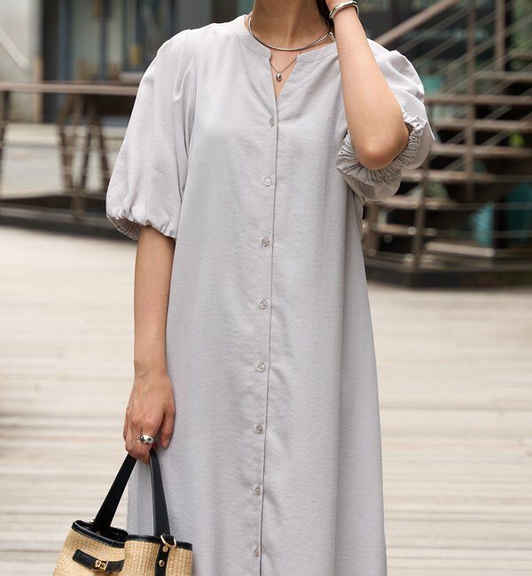  「《大人可愛いムードに》タンブラーブッチャーワンピース」|その他|