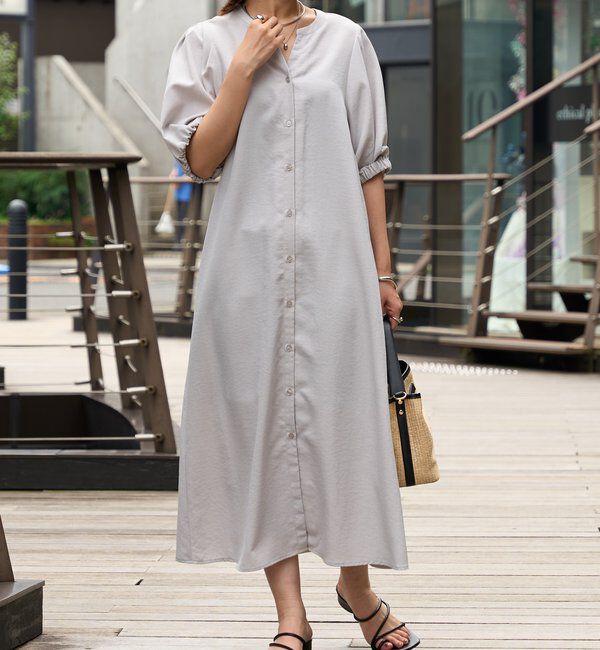  「《大人可愛いムードに》タンブラーブッチャーワンピース」|その他|