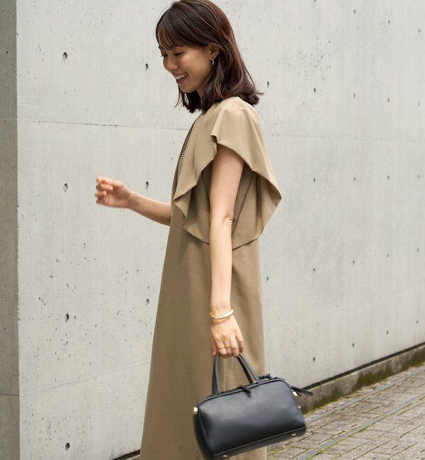  「《夏に快適◎・主役級アイテム》吸湿速乾機能付きフリルワンピース」|その他|