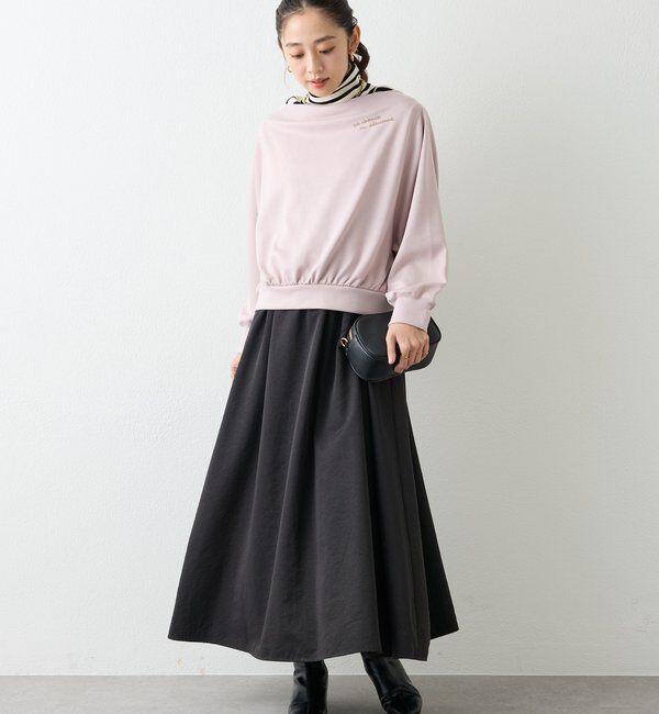  「《着回し力抜群》2WAY刺繍ZIPプルオーバー」|Tシャツ・カットソー|