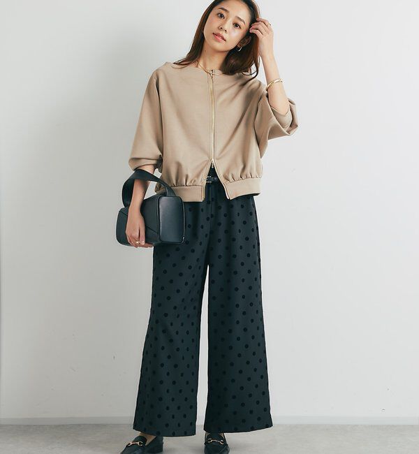  「《着回し力抜群》2WAY刺繍ZIPプルオーバー」|Tシャツ・カットソー|