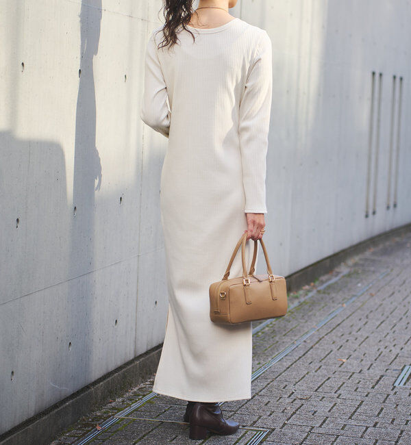  「【全骨格細見え】2WAYロングリブワンピース」|ワンピース|