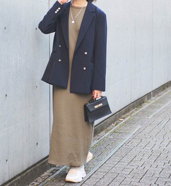  「【全骨格細見え】2WAYロングリブワンピース」|ワンピース|