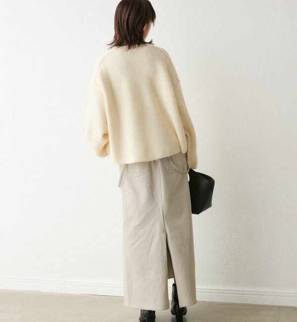  「【ゆったり着やすい】ルーズプランジニット」|ニット・セーター|