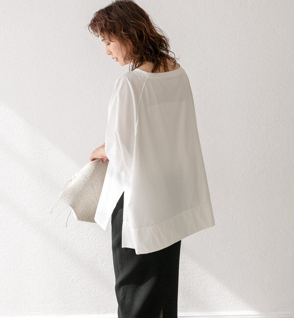  「【着心地抜群】ポンチョカットソー」|Tシャツ・カットソー|