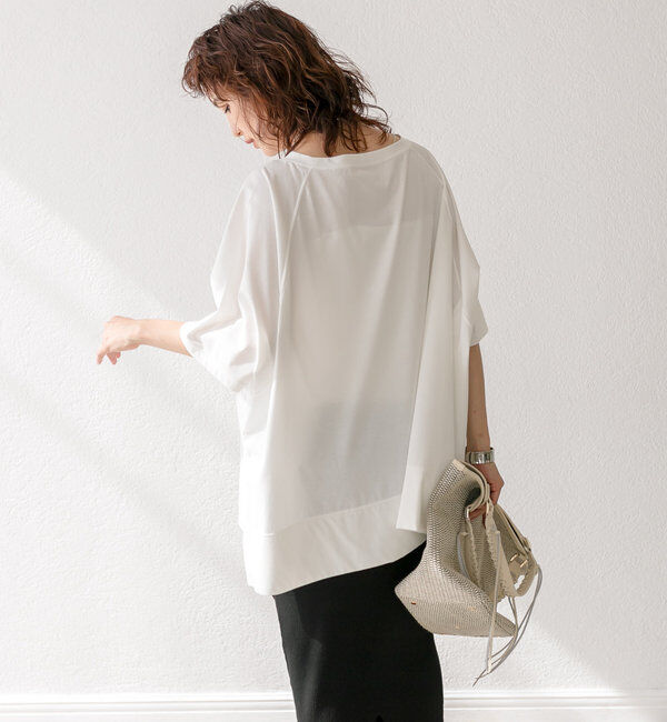  「【着心地抜群】ポンチョカットソー」|Tシャツ・カットソー|