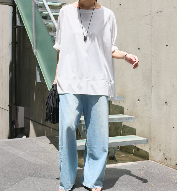  「【着心地抜群】ポンチョカットソー」|Tシャツ・カットソー|