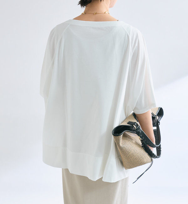  「【着心地抜群】ポンチョカットソー」|Tシャツ・カットソー|