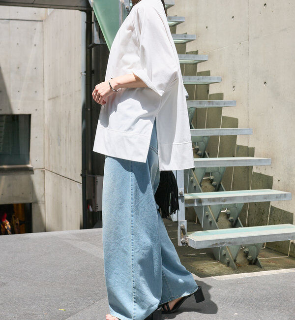  「【着心地抜群】ポンチョカットソー」|Tシャツ・カットソー|