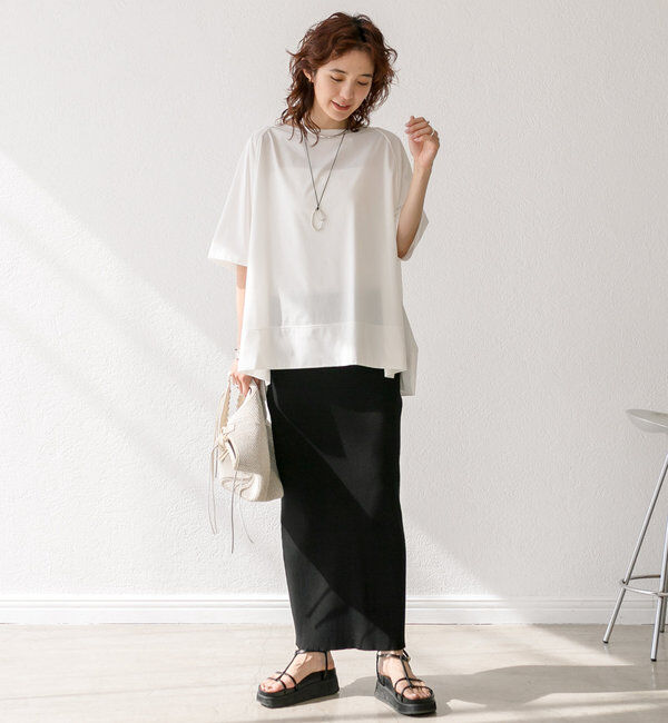  「【着心地抜群】ポンチョカットソー」|Tシャツ・カットソー|