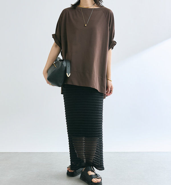  「【着心地抜群】ポンチョカットソー」|Tシャツ・カットソー|