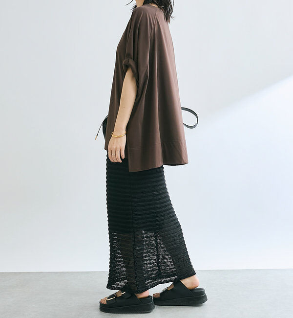  「【着心地抜群】ポンチョカットソー」|Tシャツ・カットソー|