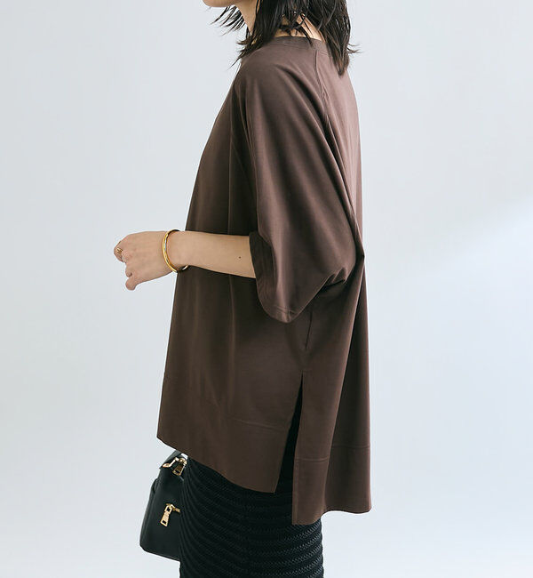  「【着心地抜群】ポンチョカットソー」|Tシャツ・カットソー|