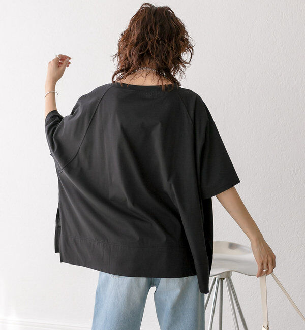  「【着心地抜群】ポンチョカットソー」|Tシャツ・カットソー|