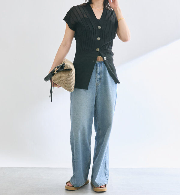  「【大人のこなれ感】マルチリブジレプルオーバー」|ニット・セーター|