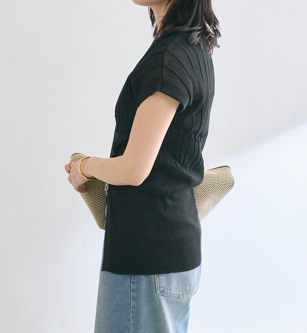  「【大人のこなれ感】マルチリブジレプルオーバー」|ニット・セーター|