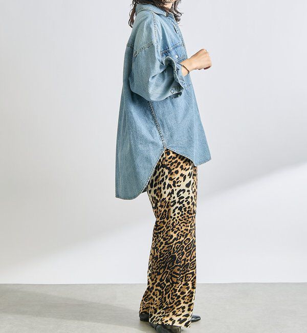  「【存在感◎】アニマルプリントイージーパンツ」|チノ|