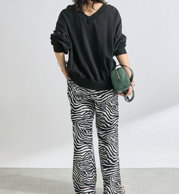  「【存在感◎】アニマルプリントイージーパンツ」|チノ|