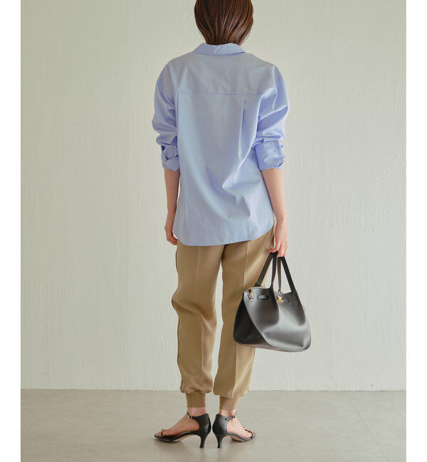  「【ジャージーシリーズ】センターシームジョガーパンツ」|チノ|