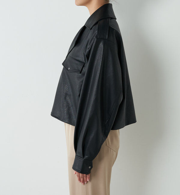  「フェイクレザーライダース」|ブルゾン・スタジャン|