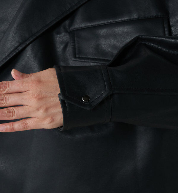  「フェイクレザーライダース」|ブルゾン・スタジャン|