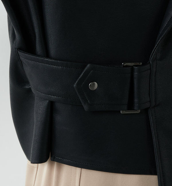  「フェイクレザーライダース」|ブルゾン・スタジャン|