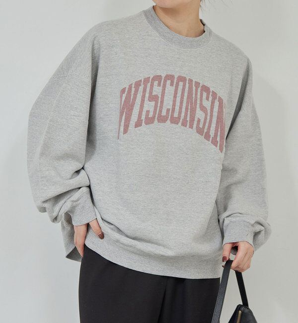  「【REMIRELIEF】ヴィンテージ風スウェット」|Tシャツ・カットソー|グレー