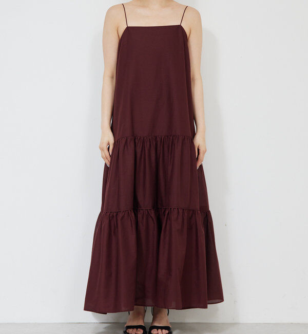  「ティアードキャミソールドレス」|ワンピース|