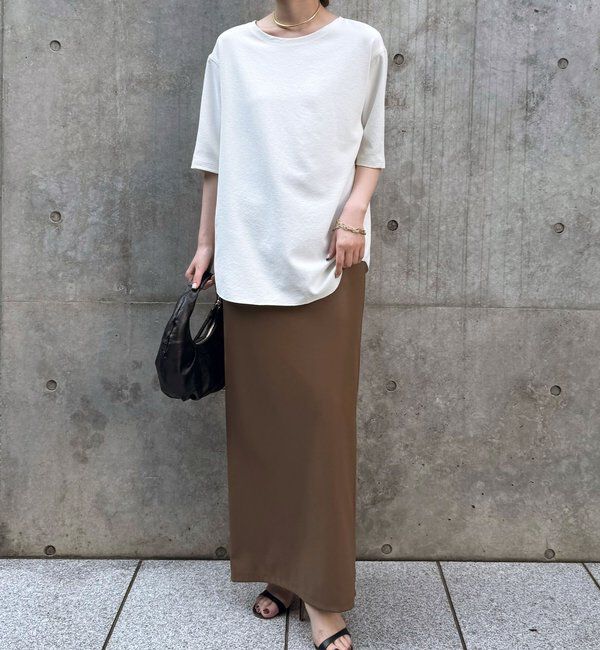  「バックスリットハーフスリーブブラウス」|シャツ・ブラウス|