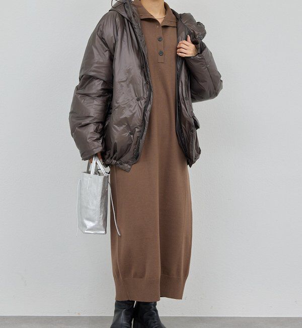  「【2way】 ニットタートルワンピース」|ワンピース|