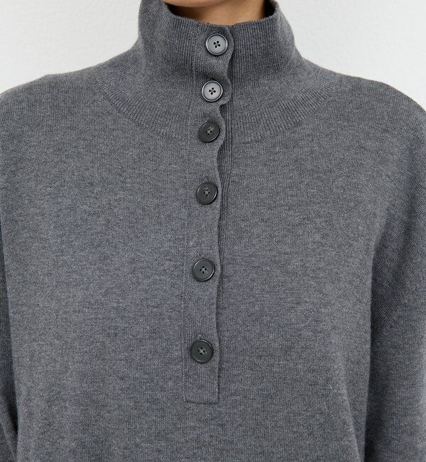  「【2way】 ニットタートルワンピース」|ワンピース|