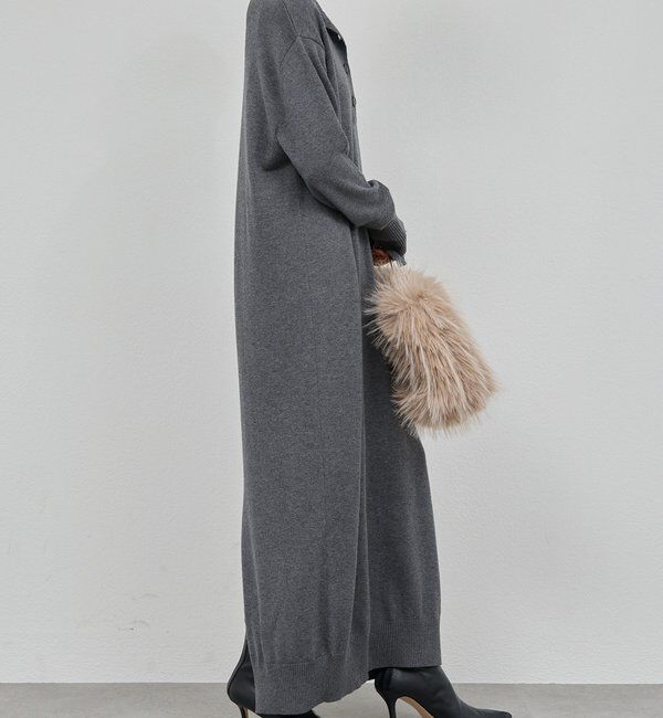  「【2way】 ニットタートルワンピース」|ワンピース|