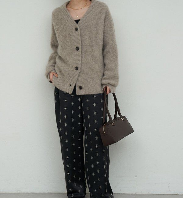  「【手洗い可】プリントサテンパンツ」|チノ|