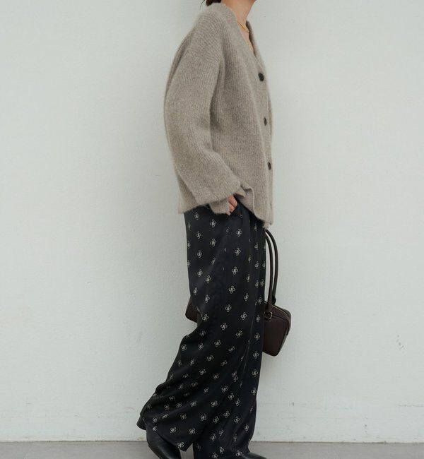  「【手洗い可】プリントサテンパンツ」|チノ|