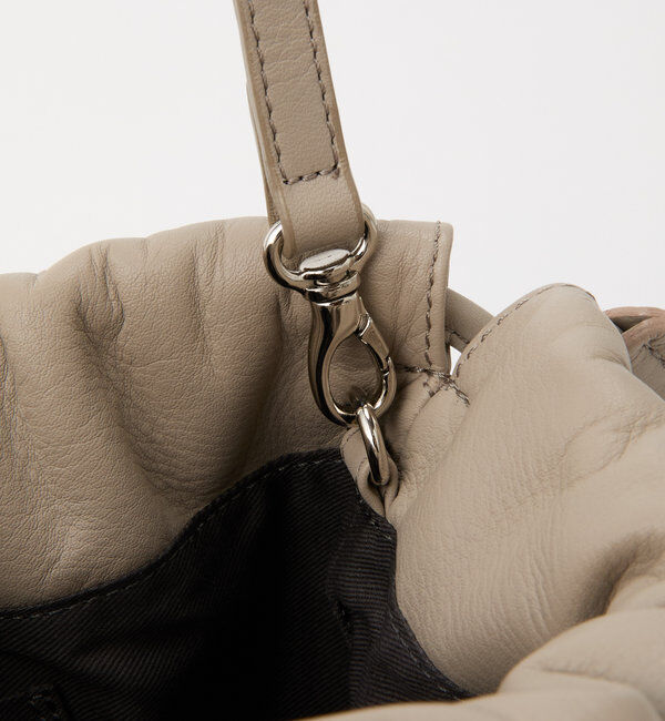  「レザー巾着4WAYショルダーバッグ」|ショルダー・メッセンジャー|