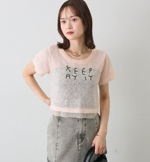  「刺繍チビニット」|ニット・セーター|